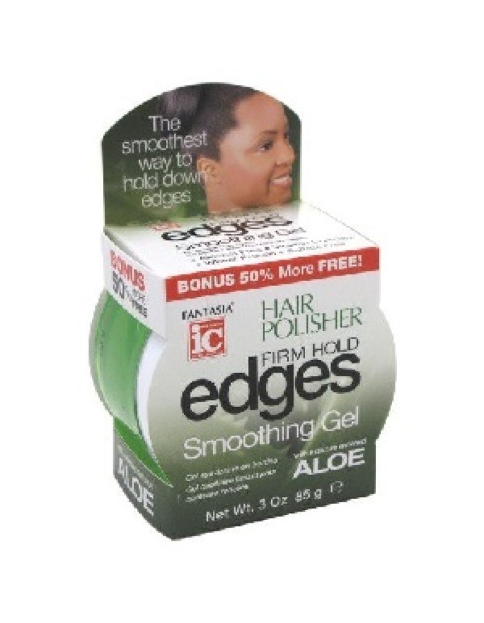 Fantasia IC Hair Polisher EDGES FIRM HOLD Smoothing Gel 3 oz.